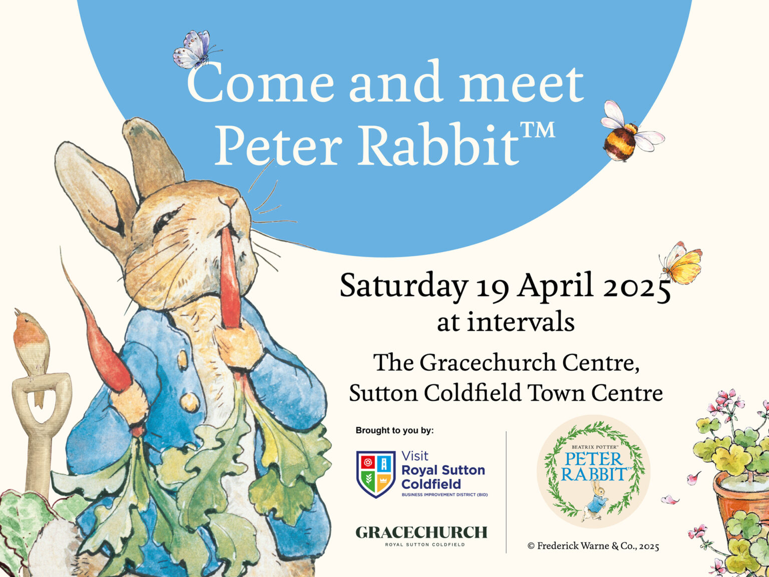 Meet Peter Rabbit - Visit Royal Sutton Coldfield